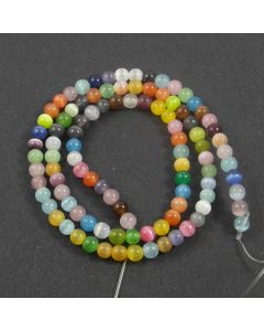 Cats Eye Beads - 4mm Mixed Colour
