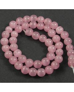 Cats Eye Beads - 7.5mm Pink