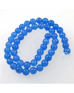 Jade (Celestial Blue) Dyed 8mm Round Beads
