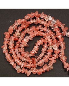 Cherry Quartz 5x8mm Chip Beads