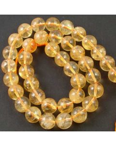 Citrine 10mm Round Beads