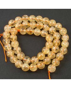 Citrine 8mm Round Beads