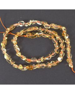 Citrine 6mm nugget beads