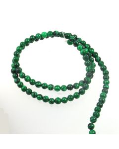 Malachite (Imitation) 4mm Round Beads