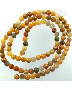 Crazy Lace Agate 4mm Round Beads