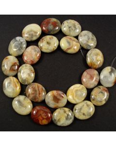 Crazy Lace Agate 15x18mm Oval Beads