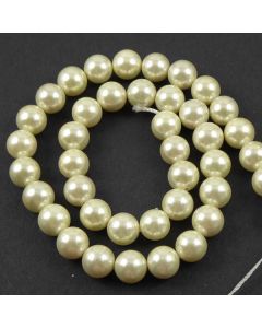 Cream Shell Pearls 10mm beads