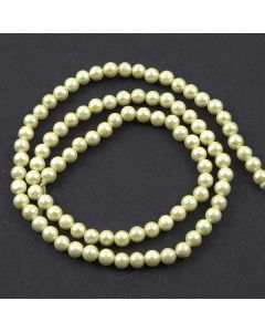 Shell Pearls 4mm Cream