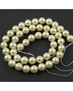 Shell Pearl  Cream 8-8.5mm Beads