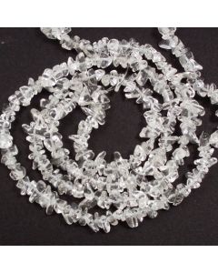 Rock Crystal 5x8mm Chip Beads