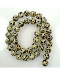 Dalmation Jasper 10mm Round Beads