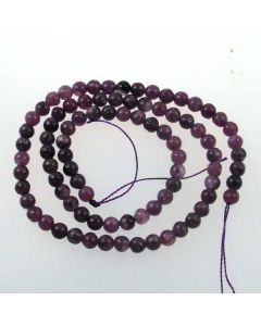 Plum Jade 4mm Beads