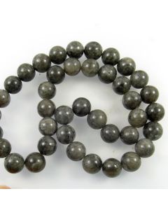 Mashan Jade (Dyed Dimgray) 10mm Round Beads