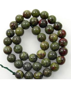 Dragon Vein Jasper 10mm Round Beads