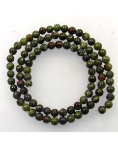 Dragon Vein Jasper 4mm Round Beads