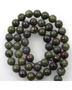 Dragon Vein Jasper 8mm Round Beads