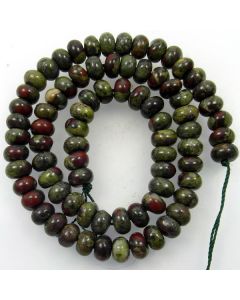 Dragon Vein Jasper 5X8mm Rondelle Beads