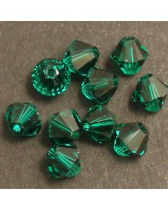 Swarvoski Bicone Xillion emerald