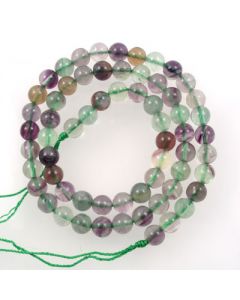 Fluorite 6mm Round Beads