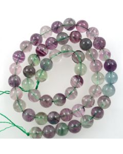 Fluorite 8mm Round Beads