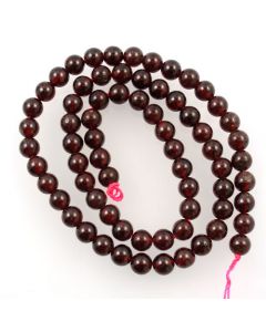 Garnet 6mm Round Beads