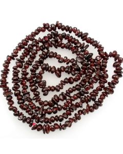 Garnet 4x6mm Chip Beads