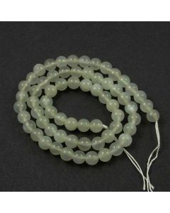 Moonstone Grey 6mm Round Beads