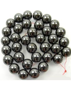 Hematite 12mm Round Beads