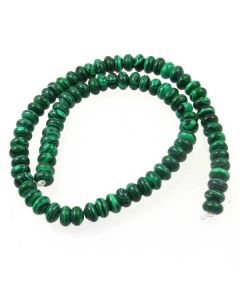 Malachite (Imitation) 5x8mm Rondelle Beads