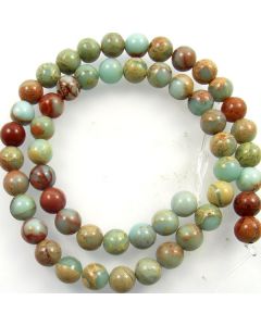 Impression Jasper 8mm Round Beads