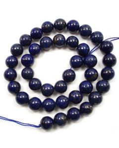 Lapis Lazuli 9.5-10.5mm Round Beads