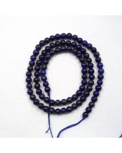 Lapis Lazuli 4-4.5mm Round Beads