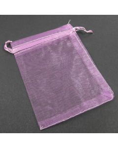 Organza Bags - Large Lavender (Pack of Ten)