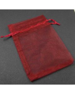 Organza Bags - Large dark Wine (Pack of Ten)