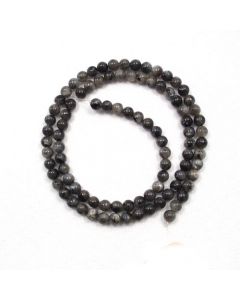 Larvikite 4.5mm Round Beads