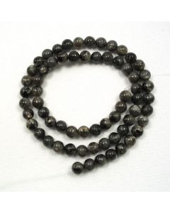 Larvikite 6.5mm Round Beads