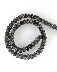 Larvikite Rondelle Beads