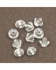  Swarovski® 4mm Light Azore Bicone Xilion Cut Beads (Pack of 10)