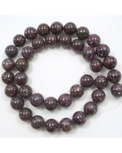 Lepidolite 10mm Round Beads