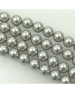 Swarovski® Crystal Pearls 6mm Light Grey - Pack of Ten