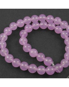 Malay Jade (Dyed Light Orchid Quartzite) 10mm Round Beads