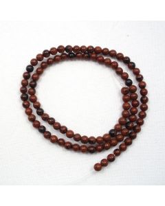 Mahogany Obsidian 4.5mm (approx) Round Beads