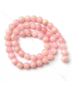 mashan jade pink 8mm beads