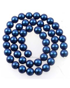 Shell Pearl Prussian Blue 8mm