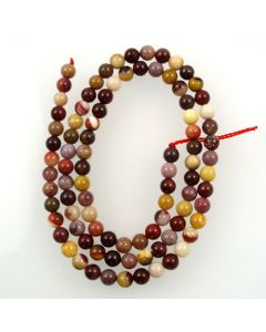 Mookaite 4-4.5mm Round Beads