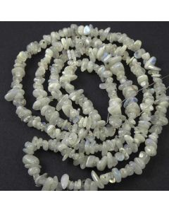 White Moonstone Chip Beads
