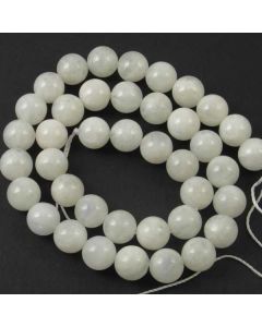 Moonstone WHITE 10mm Round Beads