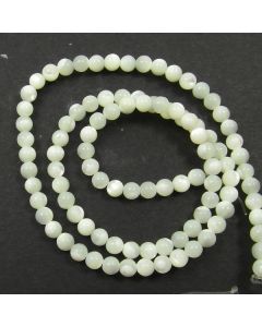 Mother of Pearl 4mm Round Beads