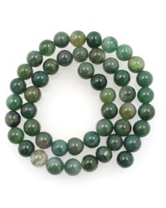 Moss Agate Beads