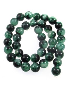 Malay Jade (Dyed Moss) 10mm Round Beads